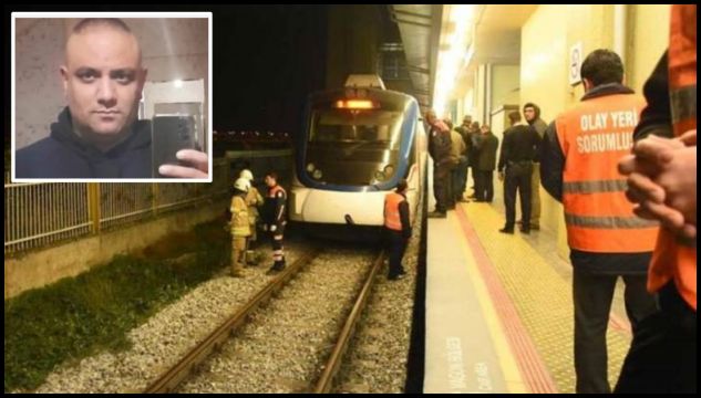 Tren raylarına düşen güvenlik görevlisi hayatını kaybetti